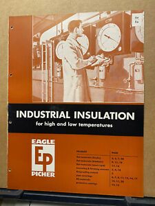 Eagle Picher Catalog ~ Asbestos Pipe Covering Insulation Jacketing 1959