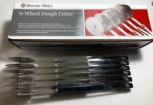 Browne Halco Food Service Professional 6 wheel dough cutter New in Box