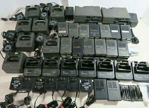 Motorola Minitor II Pagers and Chargers - Large Lot - Untested