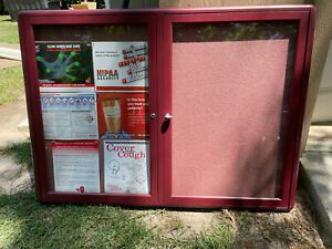 Office Lockable Internal Display Case - Quartet