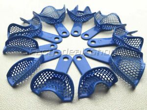 10 pcs Plastic-Steel Dental Impression Trays NEW Dental Instruments EASY