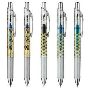 Pentel Gel Ink Ballpoint Pen Energel 0.5mm Limited Japanese Pattern 5 type [NEW]