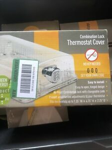 (Lot Of 8) Statguardplus Thermostat Guard Cover w/ Lock