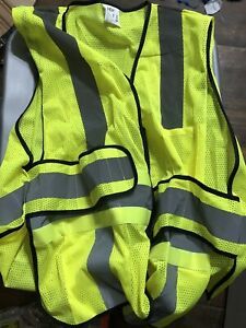 HDX Highly Visible Reflective Orange And Yellow Safety Vests Class 2.