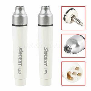 2x Dental LED Fiber Optic Ultrasonic Piezo Scaler Handpiece fit EMS FREE SHIP