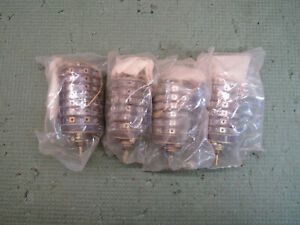 (4) NOS Electro Switch Corp AF137A8B AF136A8A Rotary Switch Industrial Machine