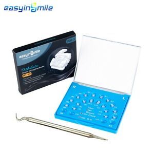 Easyinsmile Dental ROTH 022 With Hook 345 Ceramic Brackets Self-ligating Braces