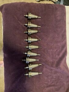 Huge Lot Of 39 lyndex bt-40 tool holders