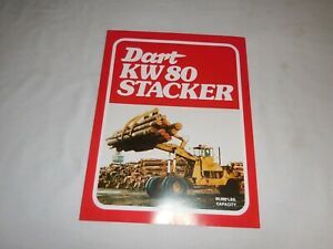 1976 DART MODEL KW 80 LOG STACKER SALES BROCHURE