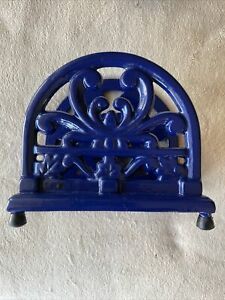 Vintage Metal Napkin Holder Cast Iron Napkin Holder Organizer for Kitchen