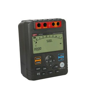 UNI-T Insulation Resistance Tester UT512 2500V PI DAR Analog Bar USB Interface