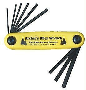 Pine Ridge Archery Prod 2519 Archers Allen Wrench Set with Hlst