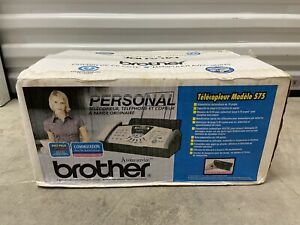 Brother Fax-575 Personal Plain Paper Fax Machine Phone Copier w/User Guide