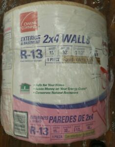 Owens Corning  15 in. W x 32ft L R-13  Kraft  Insulation  Roll  40 sq. ft.