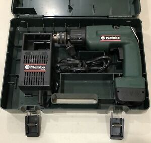VINTAGE METABO CORDLESS DRILL 7.2 V OF POWER MADE IN GERMANY W/CASE