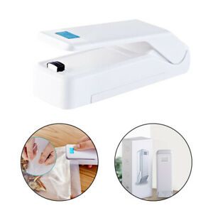 Chargeable Mini 6 in 1 Bag Heat Sealer Cutter Food Saver Vacuum Bags Sealing