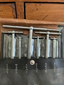CRAFTSMAN TELESCOPING GAGE SET 5/16&#034; TO 6&#034;  VINTAGE MACHINIST TOOL