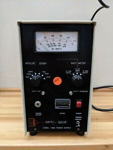 Opti-Quip Model 1600 Light Source Mercury Xenon 250W Power Supply Unit