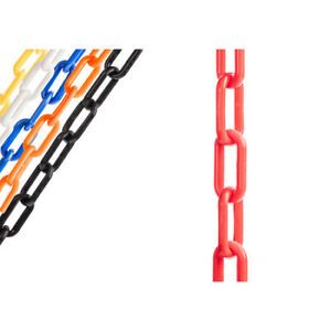 US WEIGHT U2355RED Plastic Chain, 2&#034;, 500 ft, Red ft. SunShield