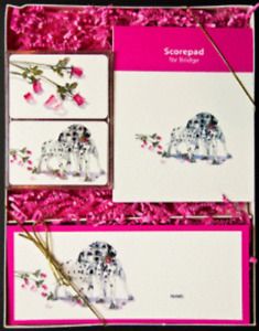 RAINBOW CARD COMPANY BGS-100PDMB BRIDGE GIFT SET POLKA DOT AND MOONBEA Gift Set