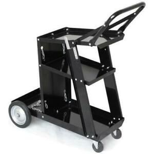 Metal Mobile Welding Cart Tank Stand for Tig, Mig, Arc Welding