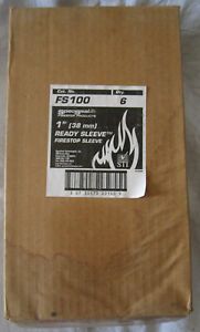 SpecSeal  FS100 1&#034; Ready Sleeve Firestop Sleeve 12&#034; Long Steel New Lot of 6