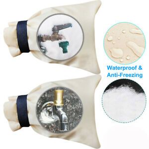 2Pcs Winter Outdoor Garden Faucet Antifreeze Icing Protective Cover Waterproof K