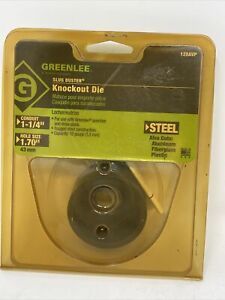 Greenlee 128AVP Slug-Buster Knockout Die, For 1 1/4” Conduit, New Old Stock