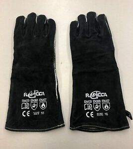RAPICCA Size 16 BBQ Barbecue Grill Gloves, 662F Heat Resistant Welding Gloves