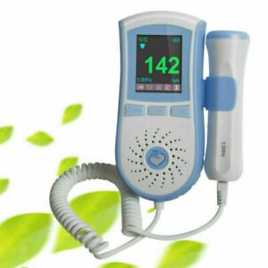 Portable Safty Use LCD Prenatal Fetal Doppler Baby Heartbeat Monitor 3.0 MHz FDA