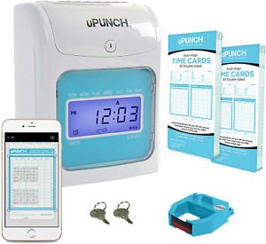 uPunch Time Clock with Free Punch to Pay Mobile App to Scan &amp; Manage Timecards f