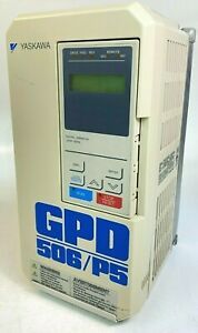 YASKAWA CIMR-P5M40P7 40P71F GPD 506/P5 VFD Drive 3Phase 460VAC 4.3Amp 1&amp;2HP