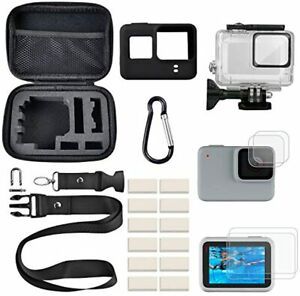 FINEST+ Accessories Kit for GoPro Hero 7 White/Silver Waterproof