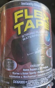 Flex Seal Strong Rubberized Waterproof Flex Tape, 4&#034; x 5&#039; - Black