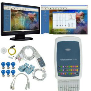 12-lead Resting PC-ECG Machine/Monitor+Auto interpretation ECG Machine Contec