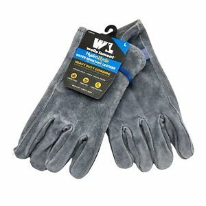 Wells Lamont Mens Gloves L Hydra Hyde Leather Cowhide Heavy Duty Water Resistant