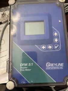 Greyline Instruments DFM 5.1 Doppler Flow Meter &amp; SE4-A Sensor 9-32V
