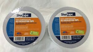 (2 Rolls) Shurtape Cold Temperature ASJ Insulation Tap AF 990CT (New Sealed)