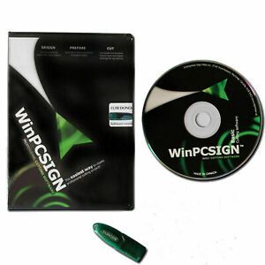 WinPCSign 2012 Basic Software for Vinyl Cutting Cutter Plotter Graphic Arts USA