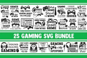 Gaming SVG Bundle, gamer svg, dad svg, funny quotes svg, father svg, game contro