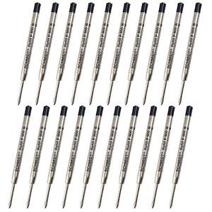 Schmidt P900 Parker Style Pen Refill, Broad, Black Ink, 20 Pack