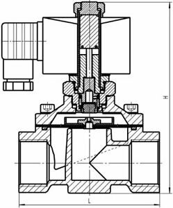 Duda Diesel 2WJ20020KN220v 20 mm 3/4&#034; NPT Normally Open Stainless Steel Viton...