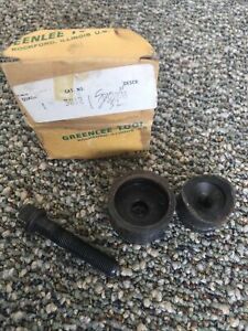Greenlee No. 3812 - 1 5/32&#034; diameter punch and die set - radio chassis punch