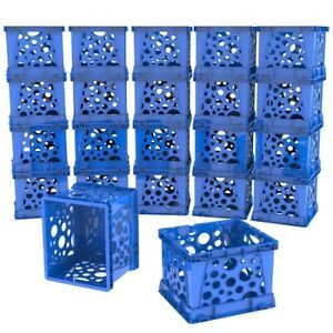 STOREX 63102U18C Blue Stacking Container 5 4/5 in x 6 4/5 in x 4 4/5 in H, 18 PK