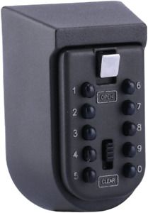 Key Storage Lock Box, Safe Box Combo Door Locker Combination Waterproof Wall 10