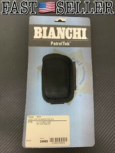 Bianchi PatrolTek 24985 Black Open Top OC/Mace Pouch Spray Holster 8008 - NEW!