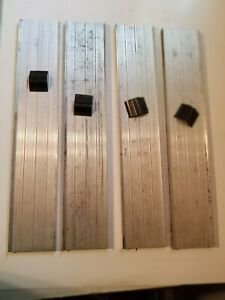 (4) KENNEDY Tool Box Drawer Divider s for Roller Cabinet, (4) Spring Clips,