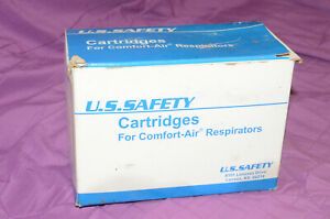 U.S. SAFETY CARTRIDGES for Comfort-Air Respirators 158T26LPO nib 158 T 26 LPO