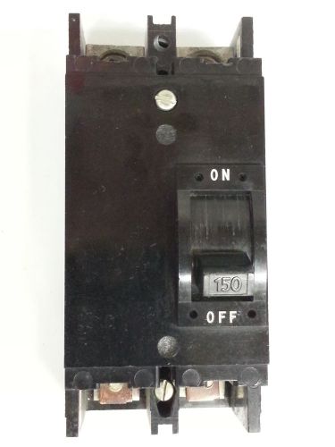 Square d 150a, 2p circuit breaker  cat#q2m2150mt ... l-132 for sale