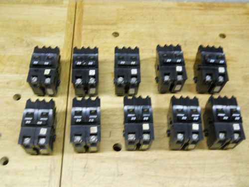 Federal pacific nb221020 box of 10 20 amp 2 pole 120/240 circuit breakers for sale